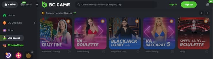 Explore the Exciting World of BC.Game Casino BY