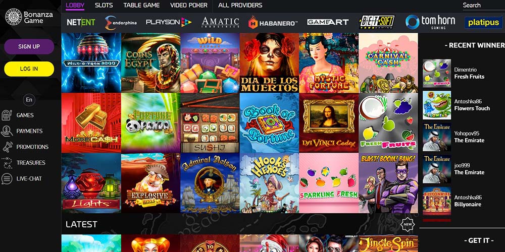 BonanzaGame Casino - Witaj w Świecie Niezapomnianych Wrażeń